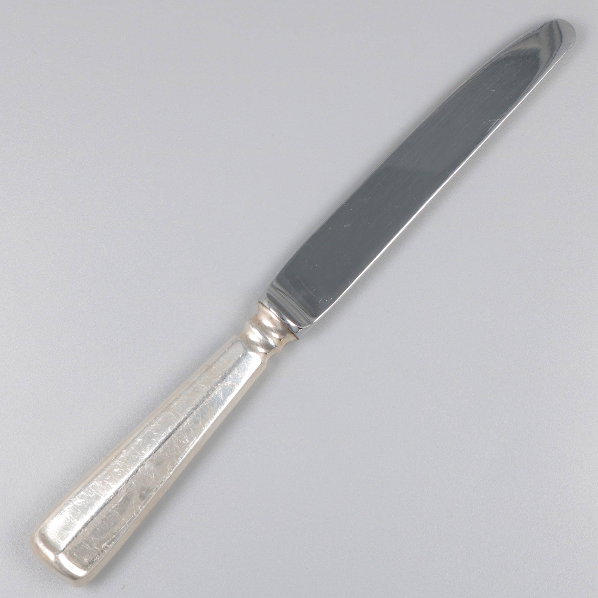 6-piece set of knives ''Haags Lofje'' silver. - Image 3 of 6
