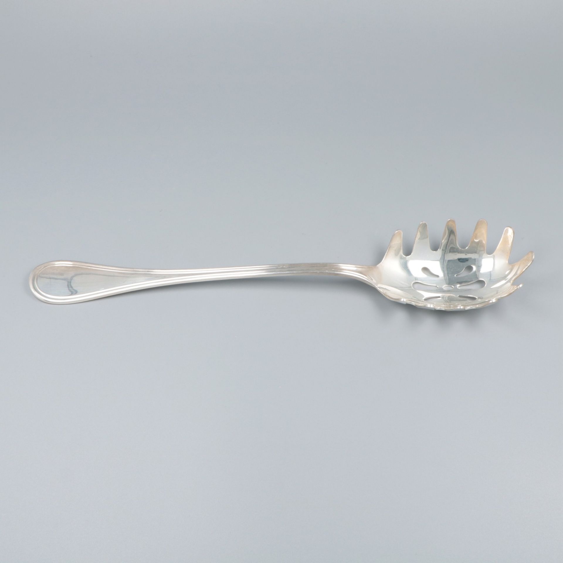 Spaghetti serving spoon silver. - Image 3 of 6