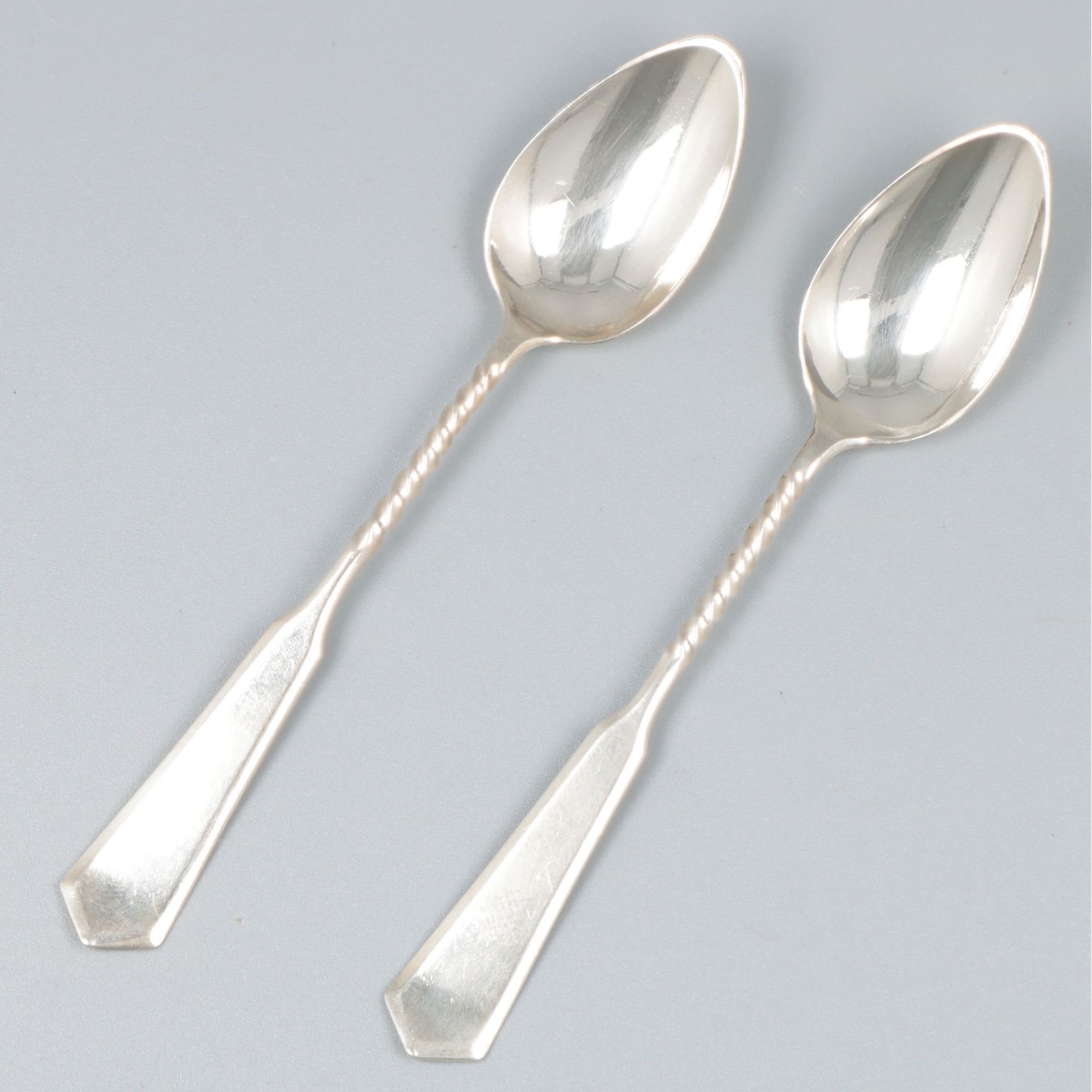 10-piece set of coffee spoons silver. - Bild 2 aus 6