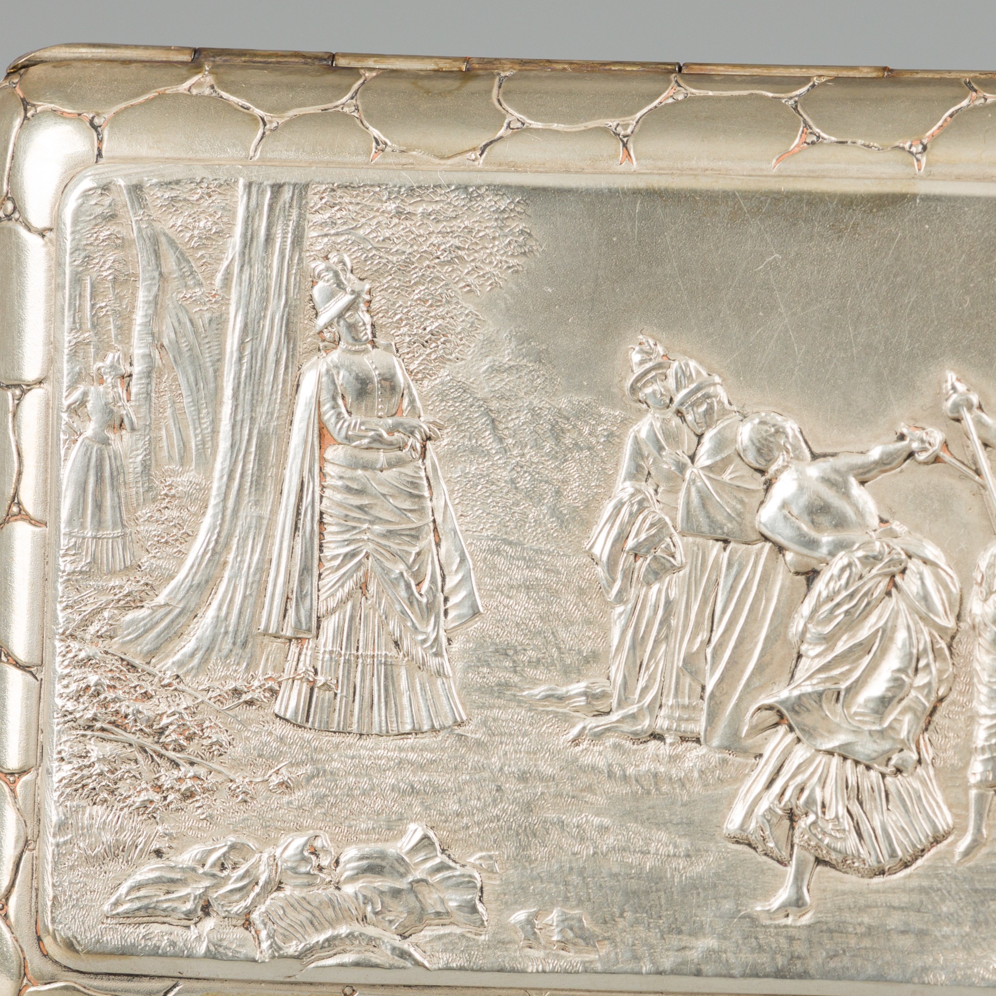 Cigarette case silver. - Image 5 of 6