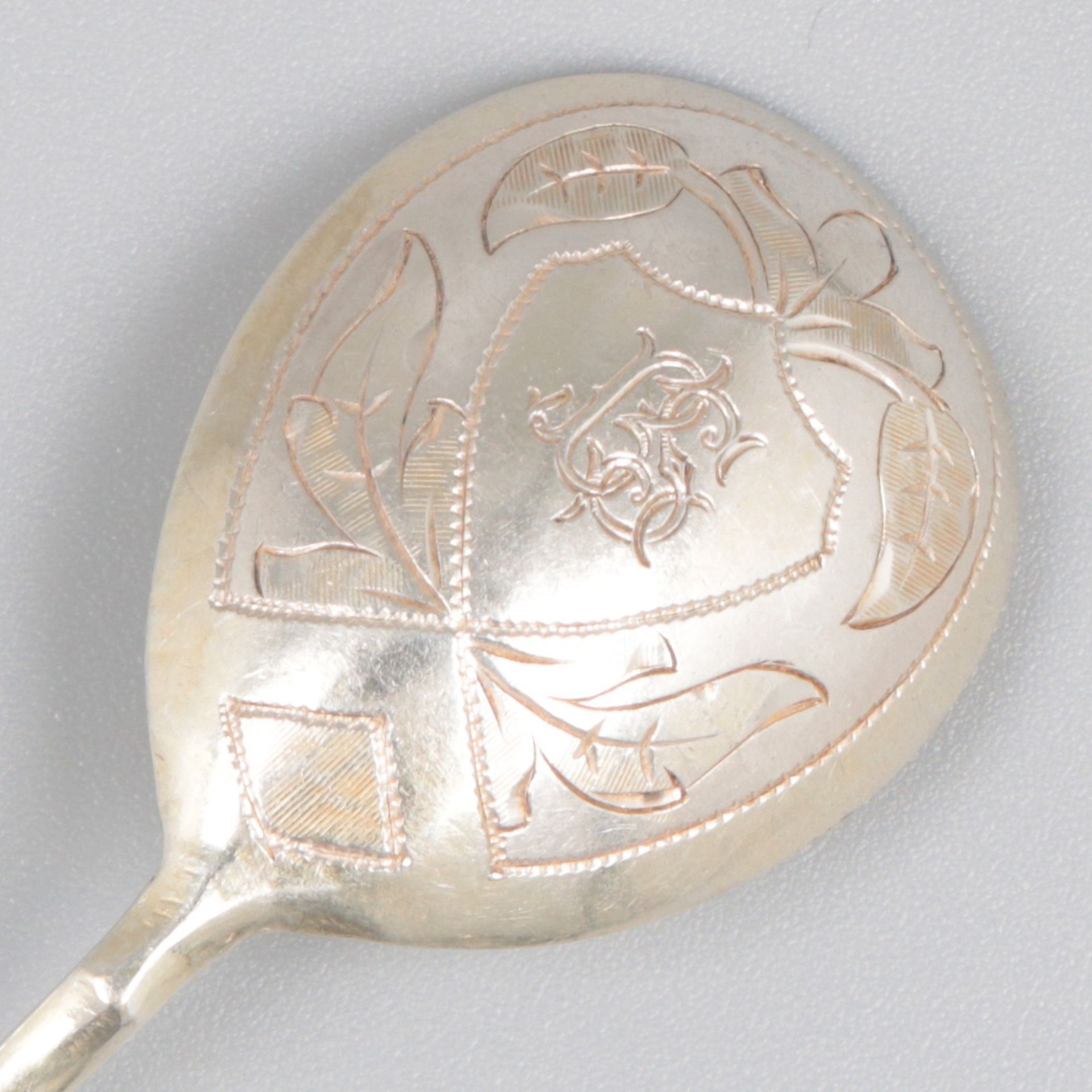 Silver teaspoons (5), V. Akimov, Moscow 1887. - Image 4 of 7