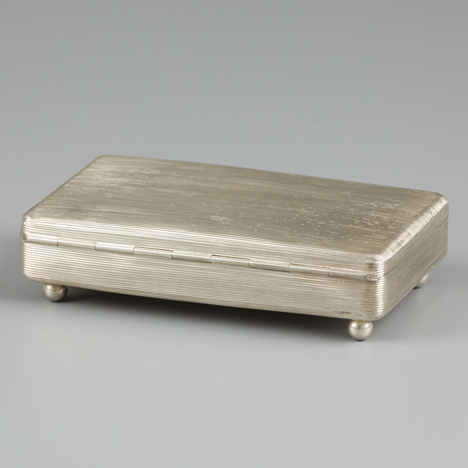 Teaspoon box / tobacco box silver. - Image 4 of 8