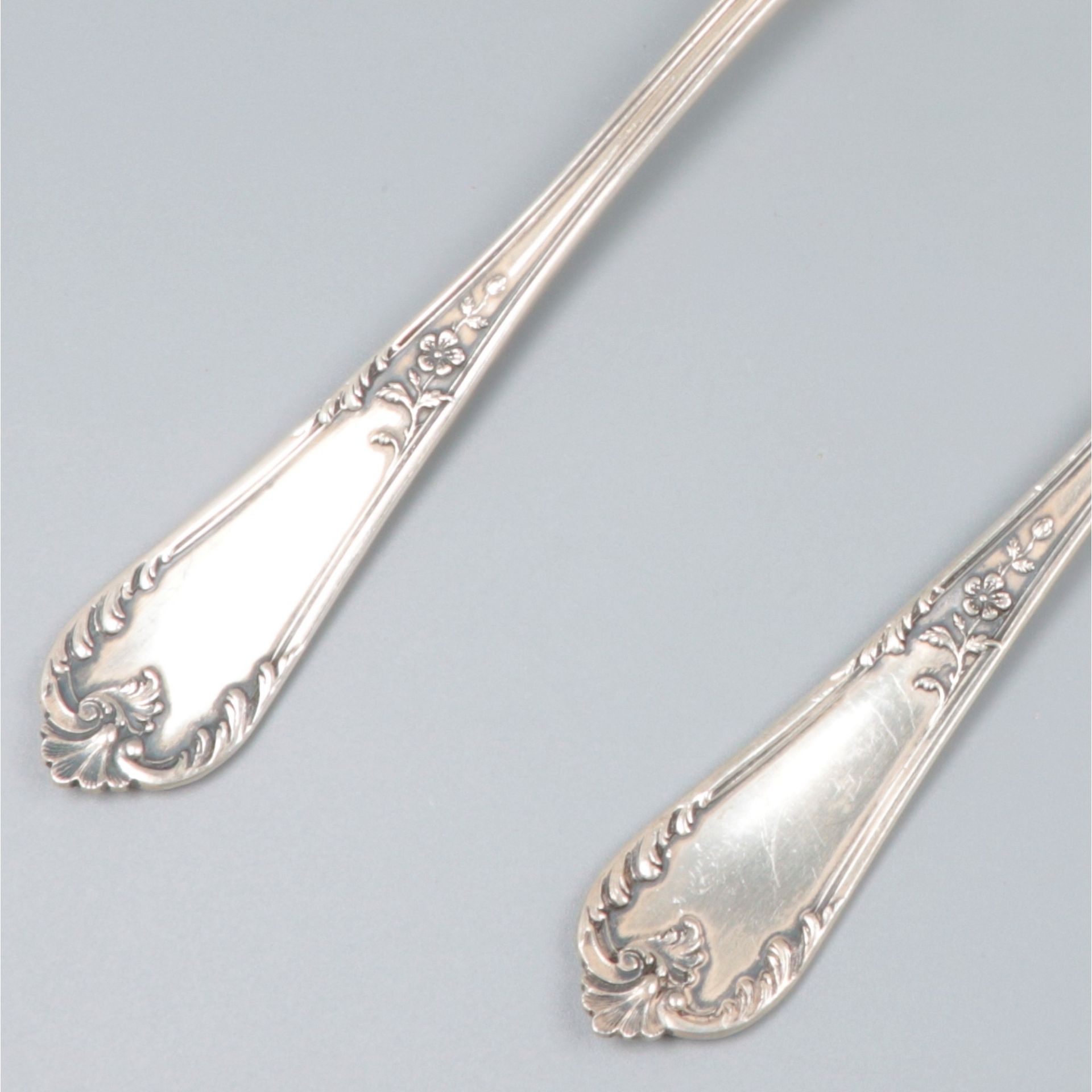 2-piece fish serving cutlery silver. - Image 3 of 5