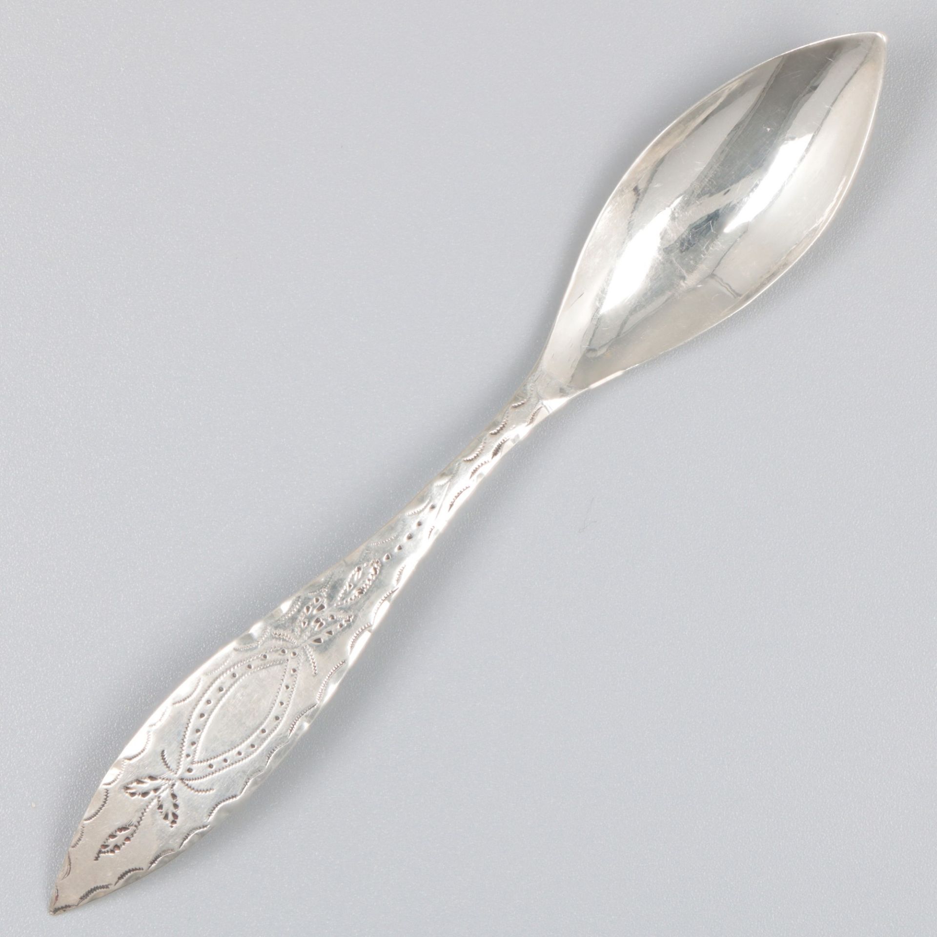 6-piece set of silver teaspoons. - Image 2 of 6