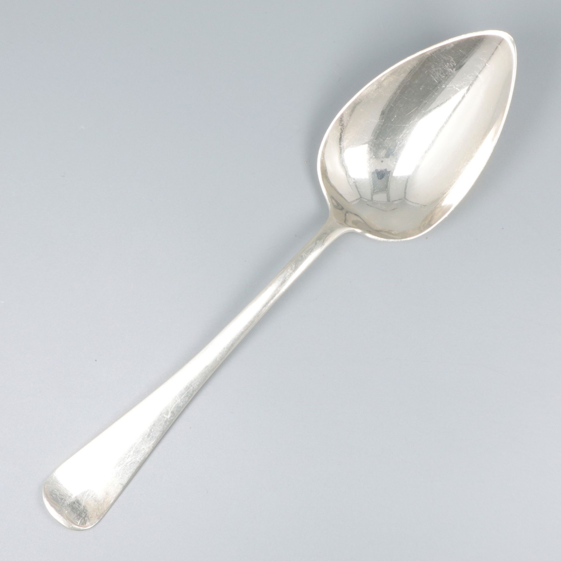 2-piece set vegetable serving spoons "Haags Lofje", silver. - Image 2 of 6