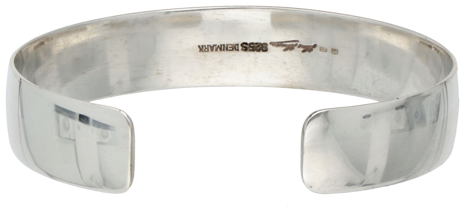 Hans Hansen sterling silver bangle bracelet. - Image 2 of 3