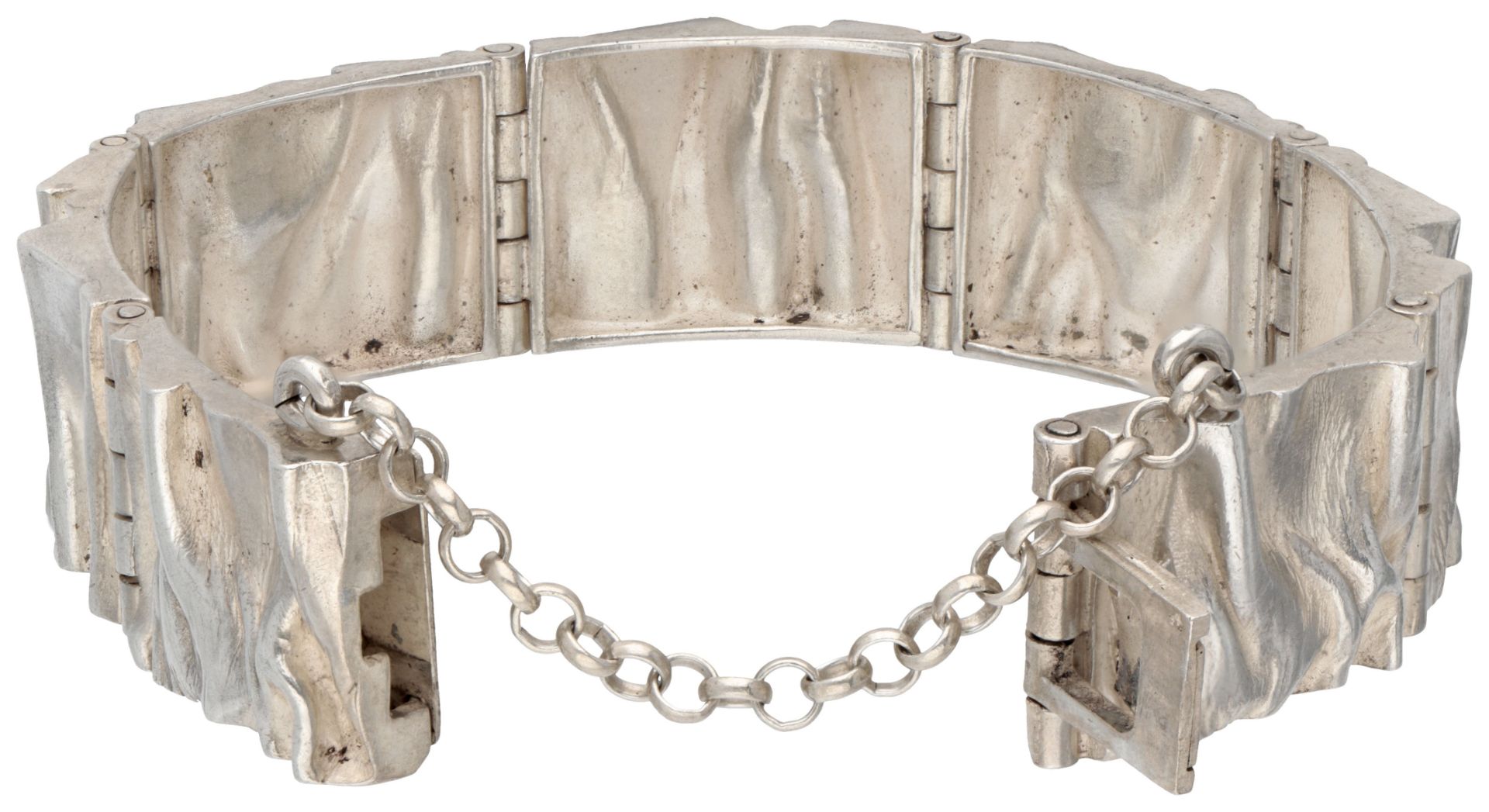 Matti J. Hyvärinnen silver Finnish design bracelet, 1970s. - Image 2 of 3