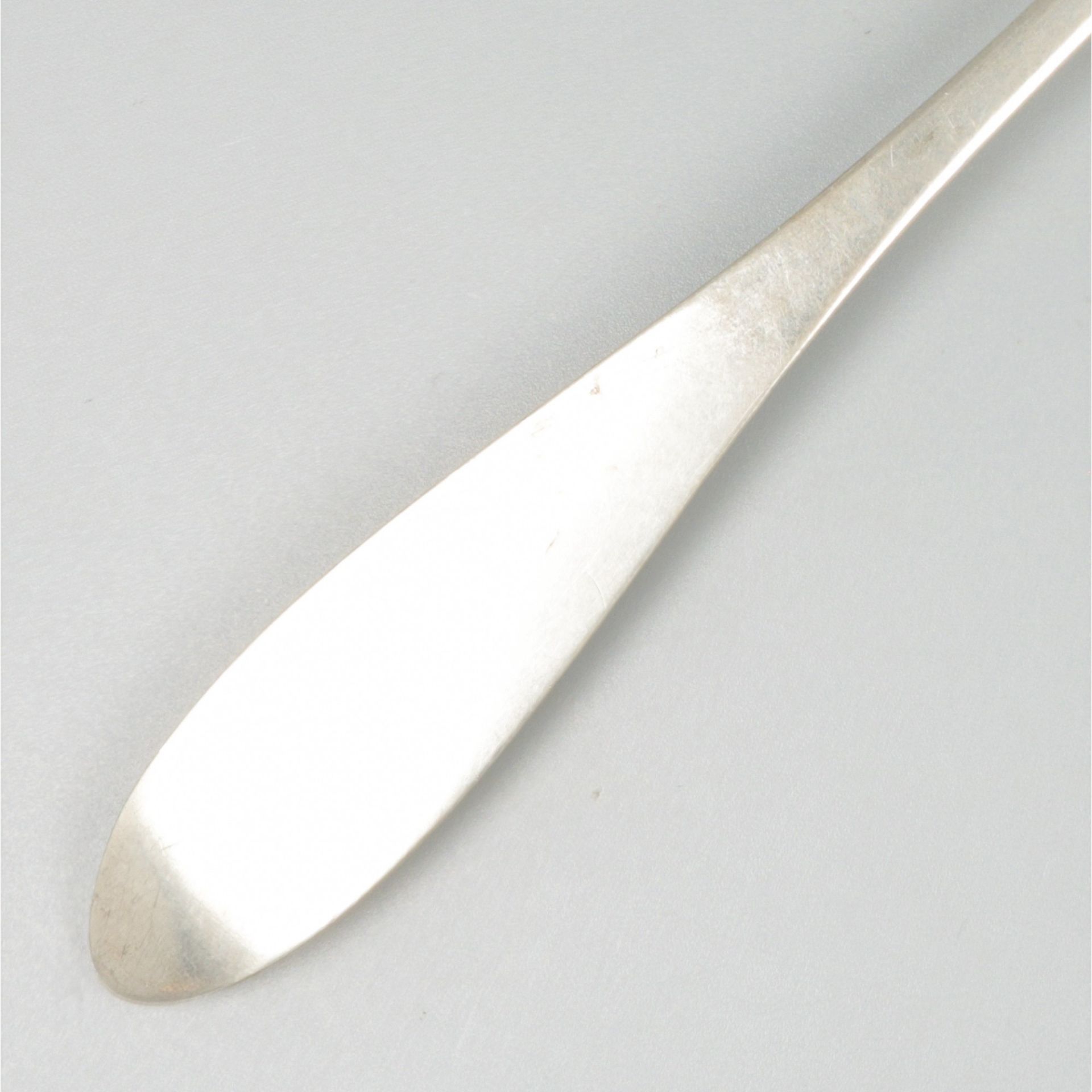 Silver dinner spoon, Wilhelm Hirschberger, Austria ca. 1825-35. - Bild 5 aus 7