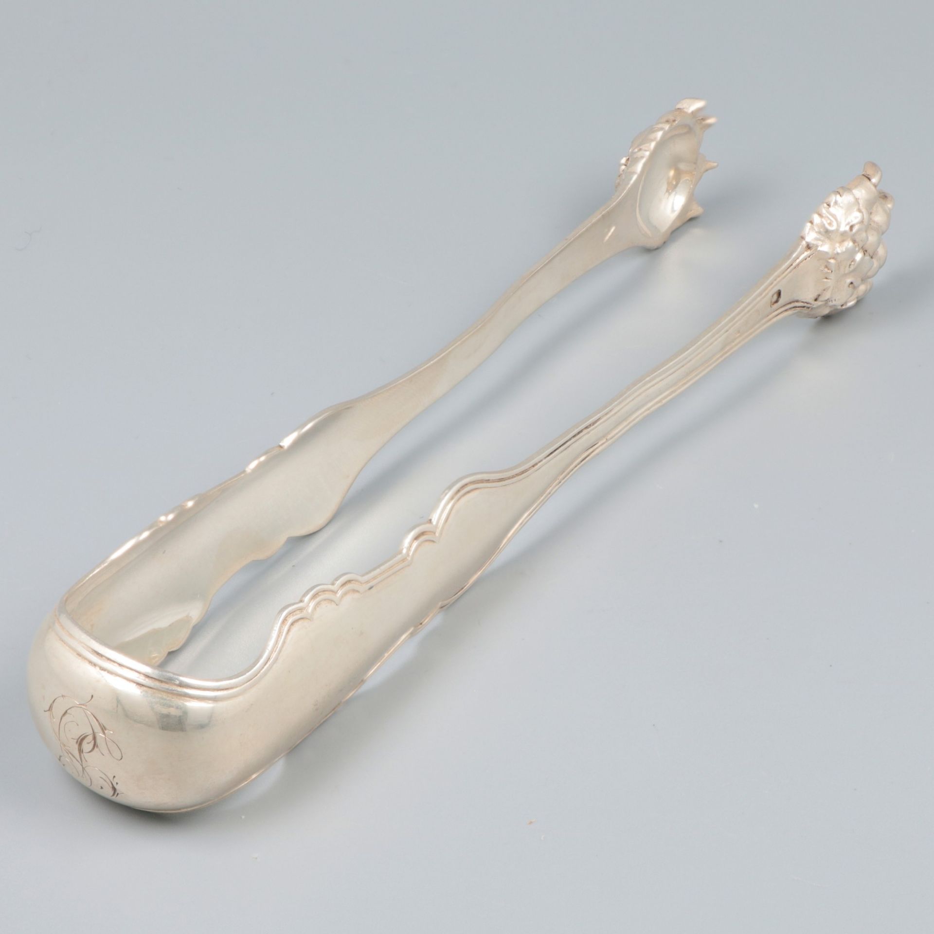 Sugar tongs (Paris, Louis-Isidore Angée, ca. 1840) silver. - Bild 2 aus 8