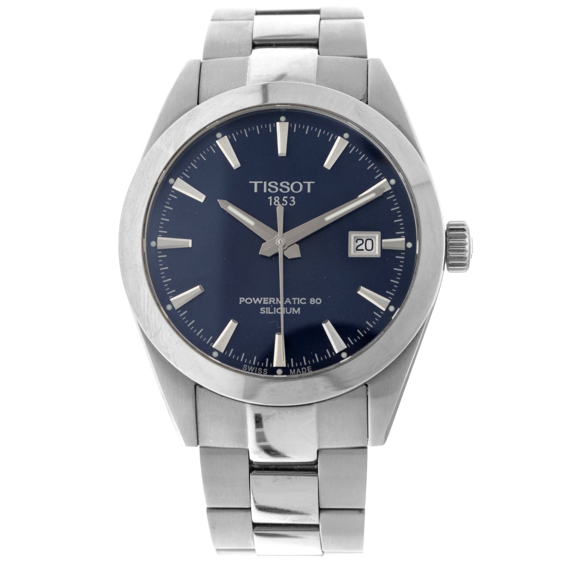 No Reserve - Tissot Gentleman Powermatic 80 Silicon T127407 - Men's watch.