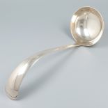 Soup laddle "Haags Lofje", silver.