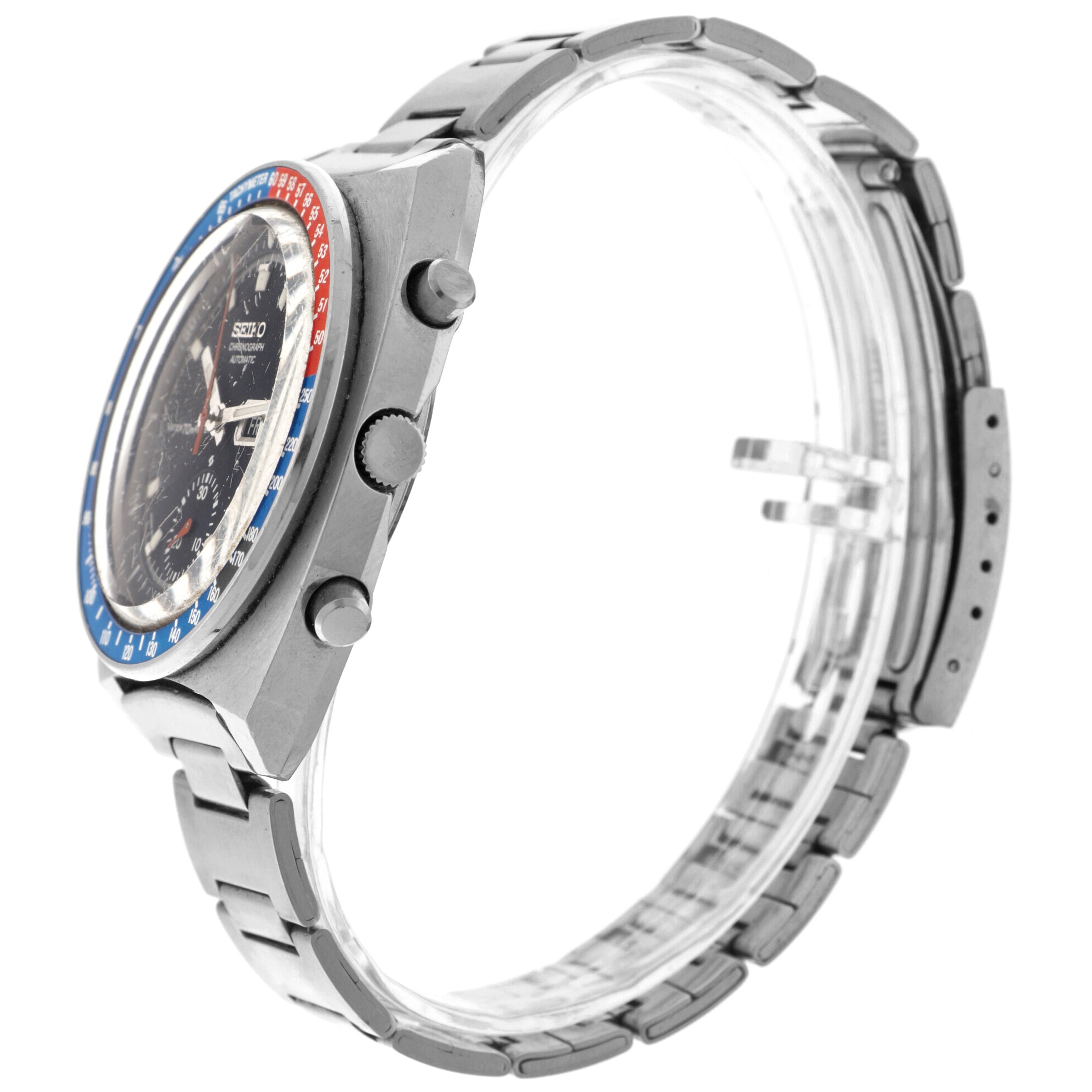 No Reserve - Seiko Pogue 'Pepsi' Chronograph Automatic 6139-6002 - Men's watch. - Image 5 of 6