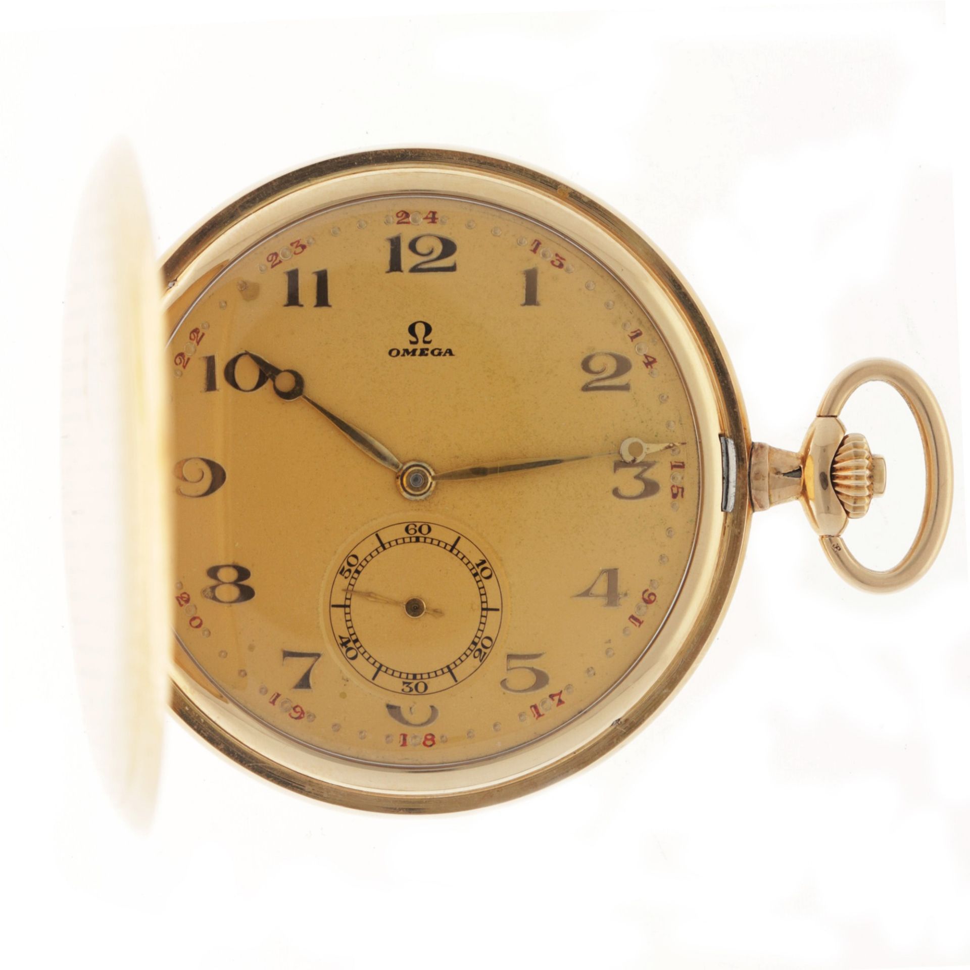 Omega - Men's pocket watch 14K. yellow gold - 1916.