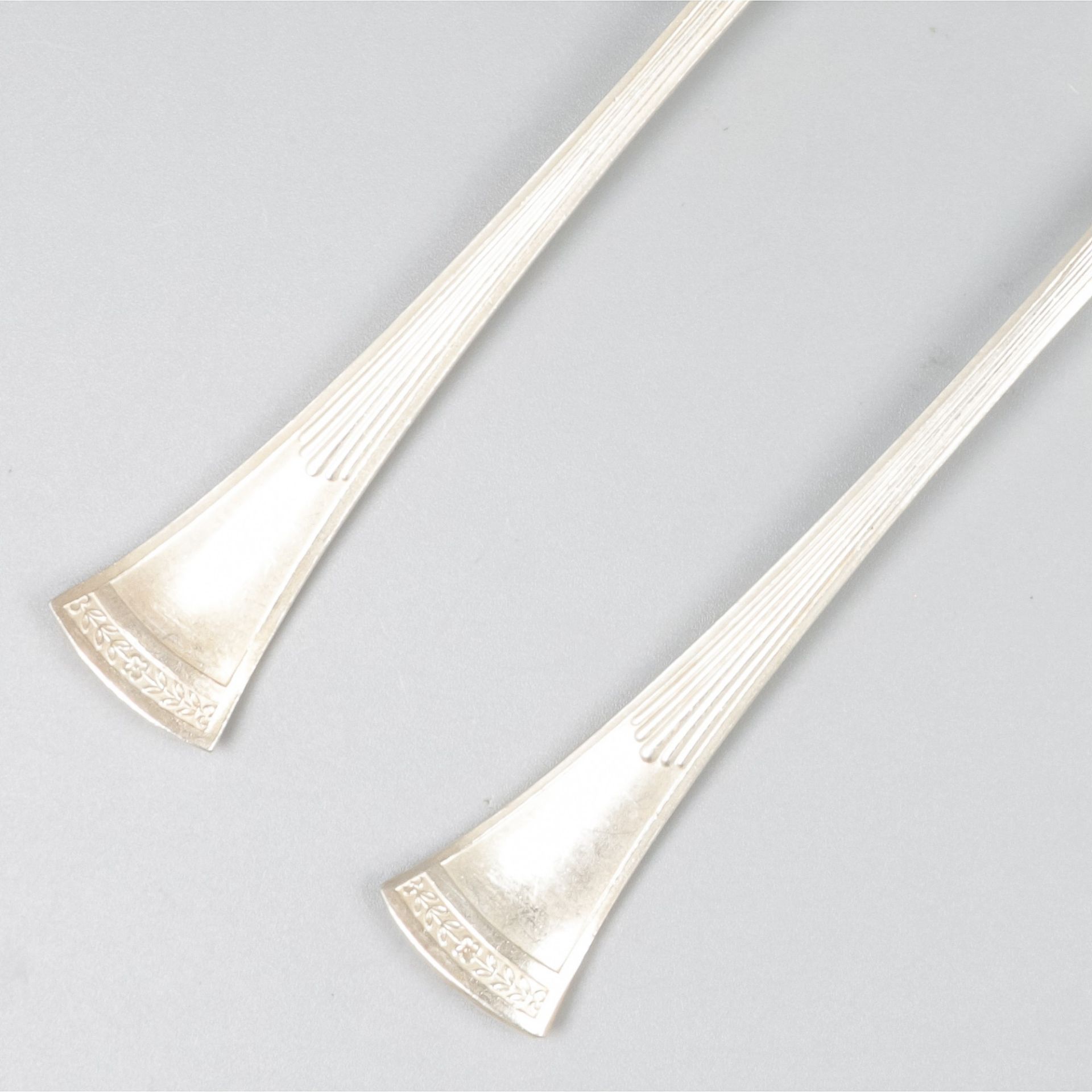 12-piece fish cutlery, silver. - Image 5 of 6