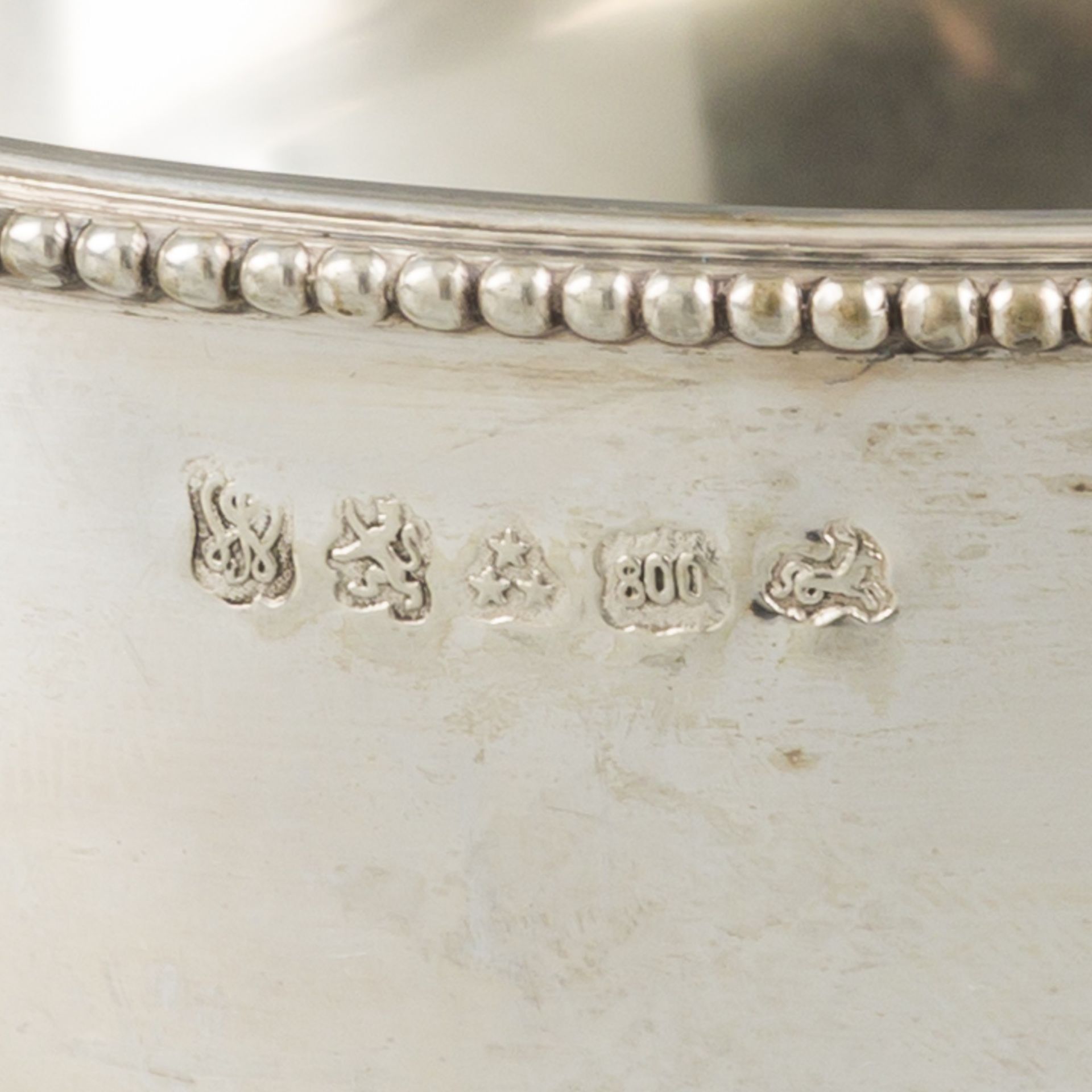 6-piece set of finger bowls silver. - Bild 6 aus 6