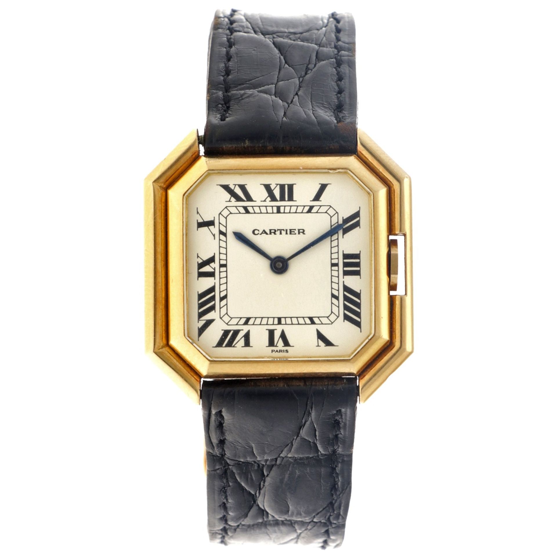 Cartier Ceinture 18K. "Paris Dial" 17001 - Men's watch - 1980.