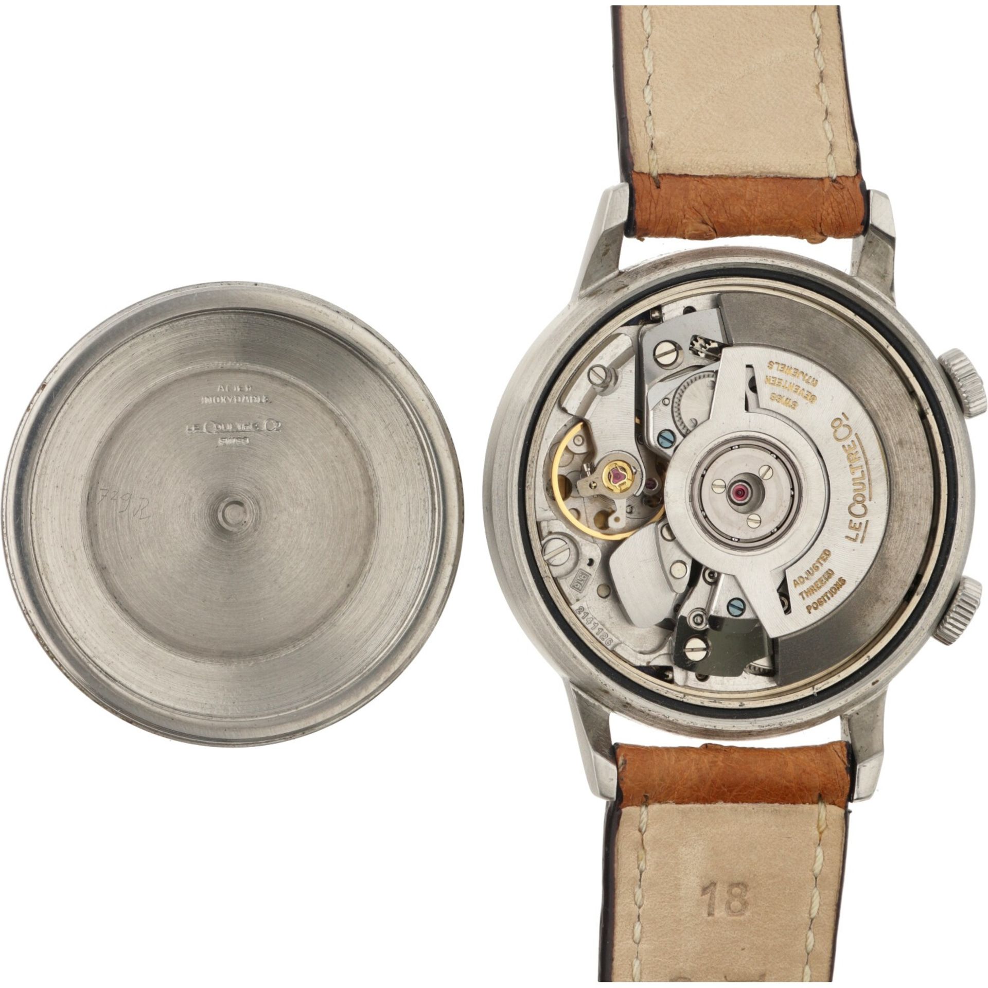 Jaeger-LeCoultre Memovox 875.42 Jumbo Cal. 916 Speedbeat - Men's watch - approx. 1970. - Image 8 of 9