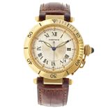 Cartier Pasha 18K. 1027 - Men's watch.