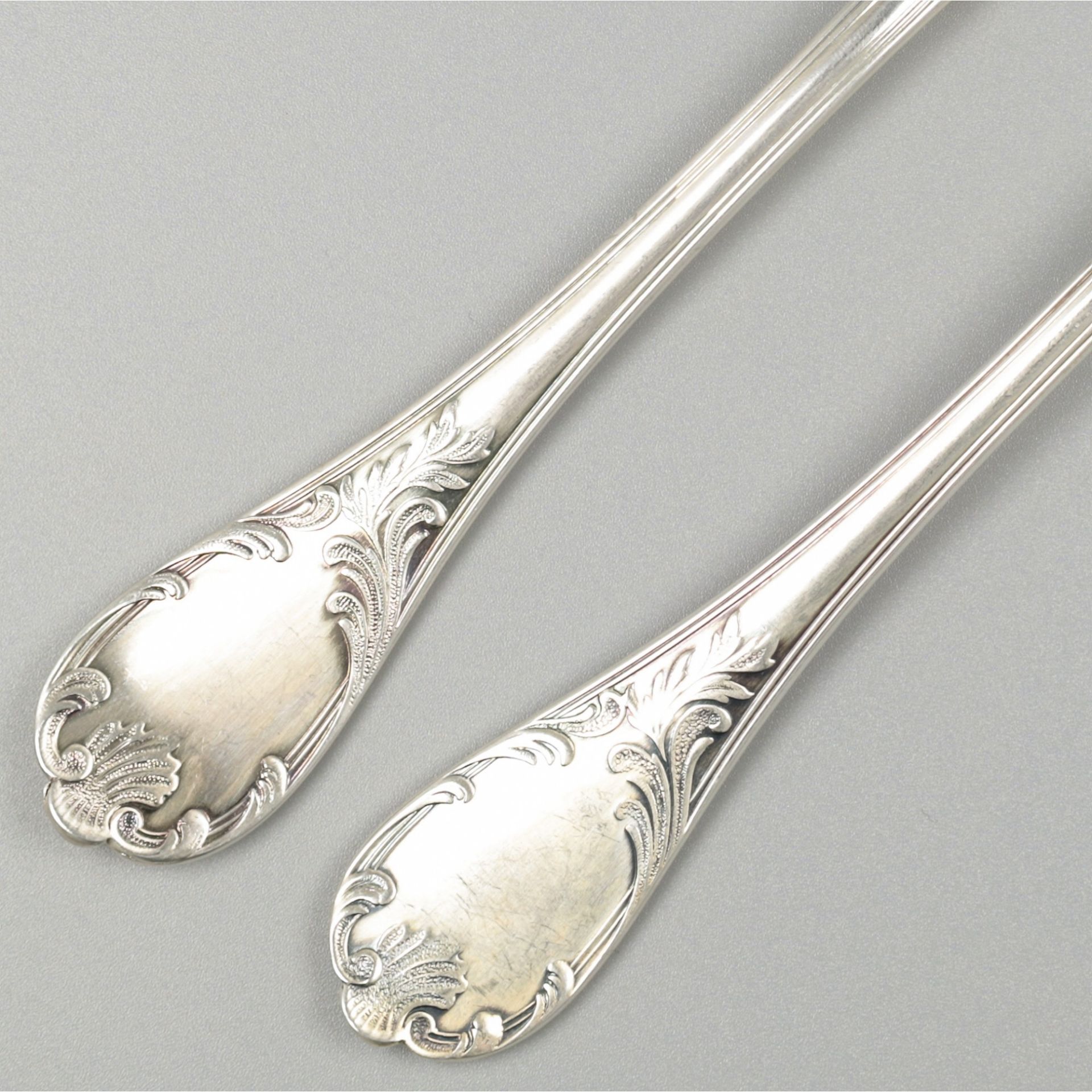 Christofle 12-piece set fish cutlery, model Marly, silver-plated.
 - Image 4 of 6