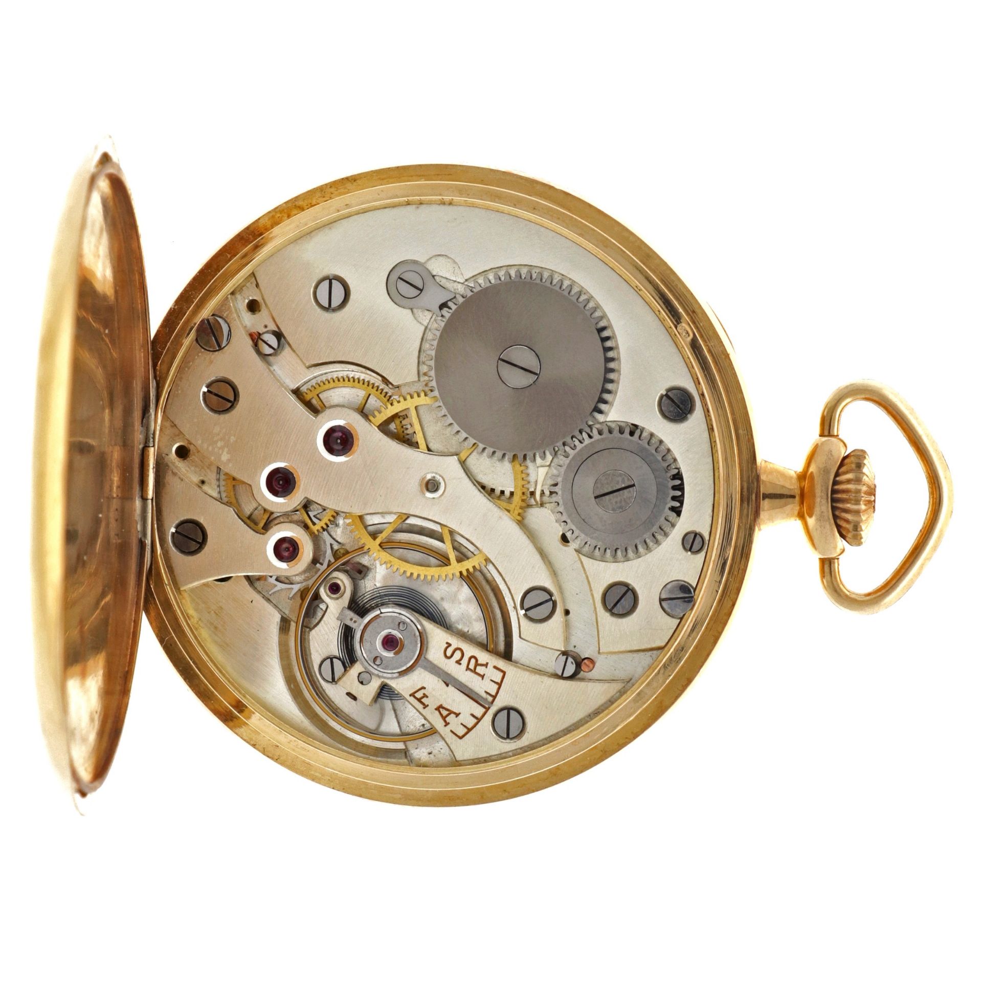 No Reserve - Chronometre Neutral 18K. 4057/8 - Men's pocket watch.  - Image 6 of 6