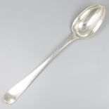 Silver vegetable spoon, Jan George Grebe, Rotterdam 1835.