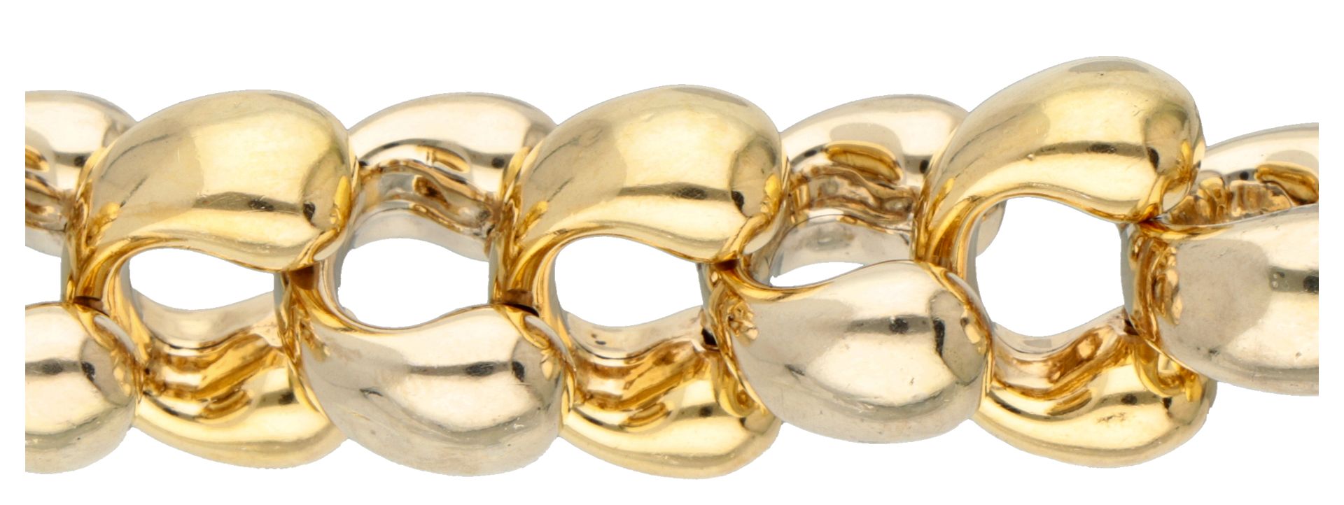 Cadaro 18K bicolour gold link bracelet. - Image 2 of 4