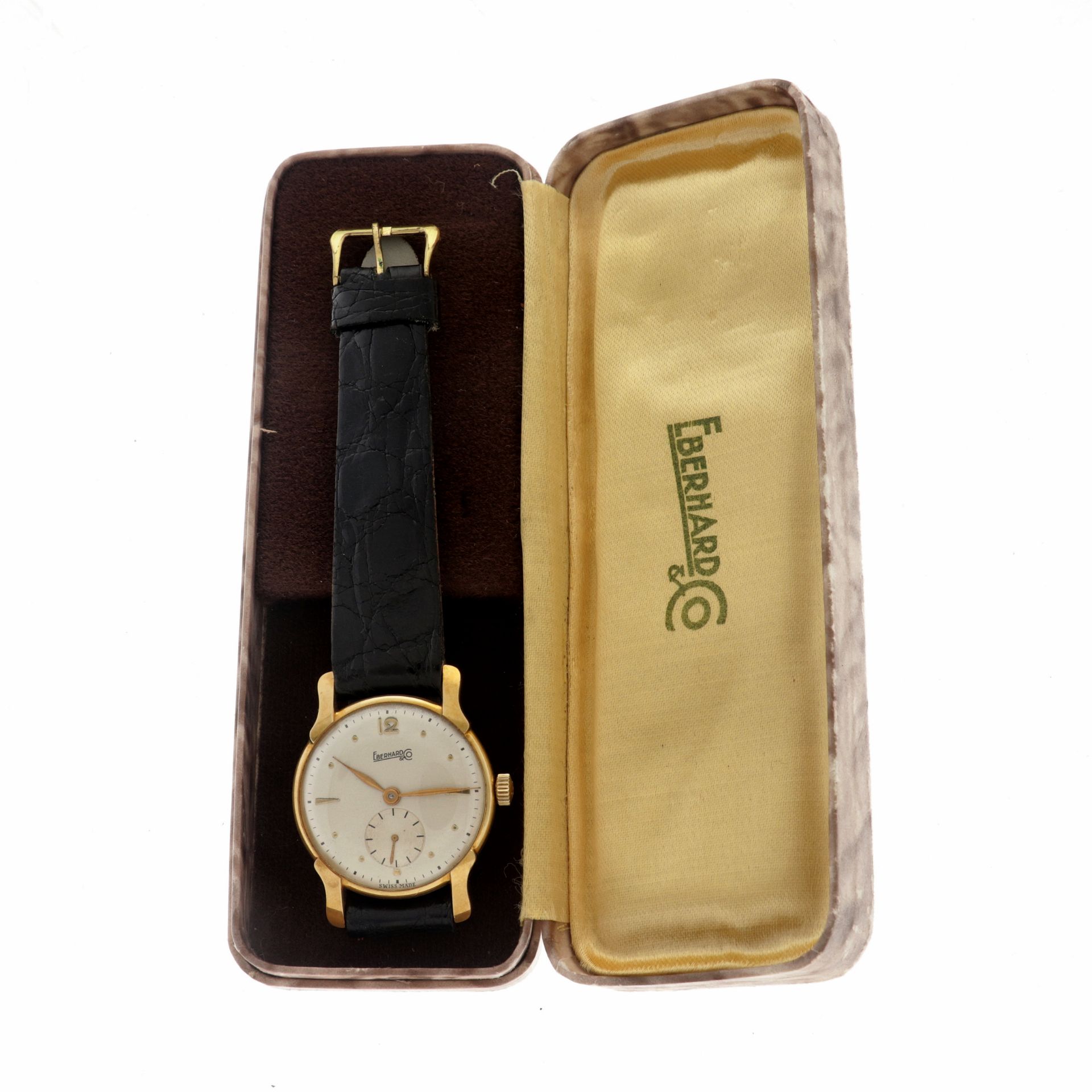 No Reserve -  Eberhard & Co. 18 K. 601446 18 - Men's watch. - Image 6 of 6