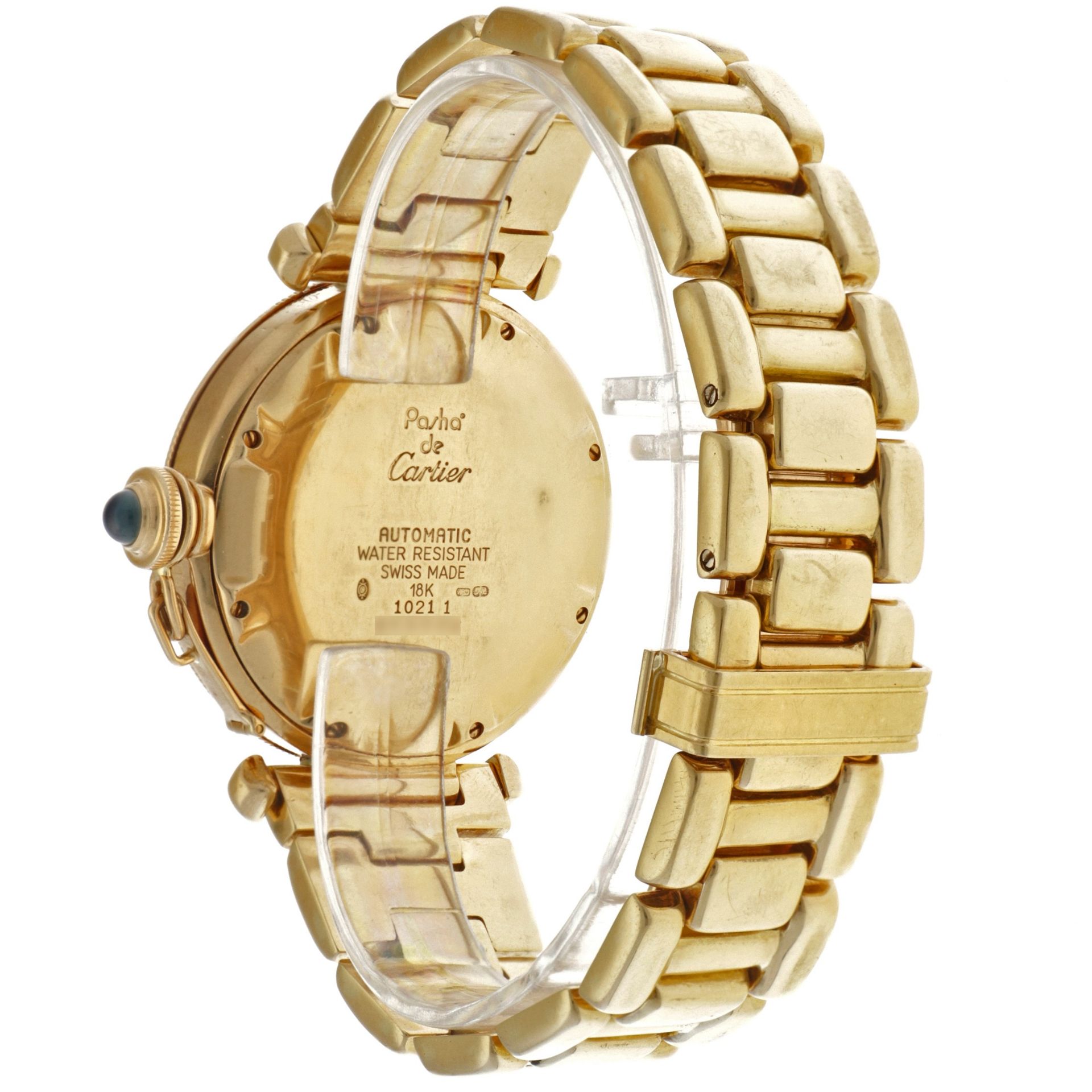 Cartier Pasha 18K. 1021 1 - Men's watch.  - Image 3 of 5