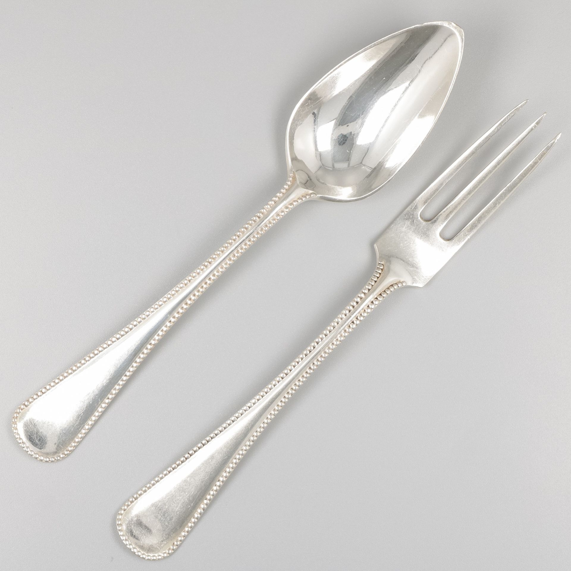 12-piece cutlery set, silver. - Bild 4 aus 8