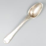 Silver dinner spoon, Turin, Sardinia, ca. 1815.