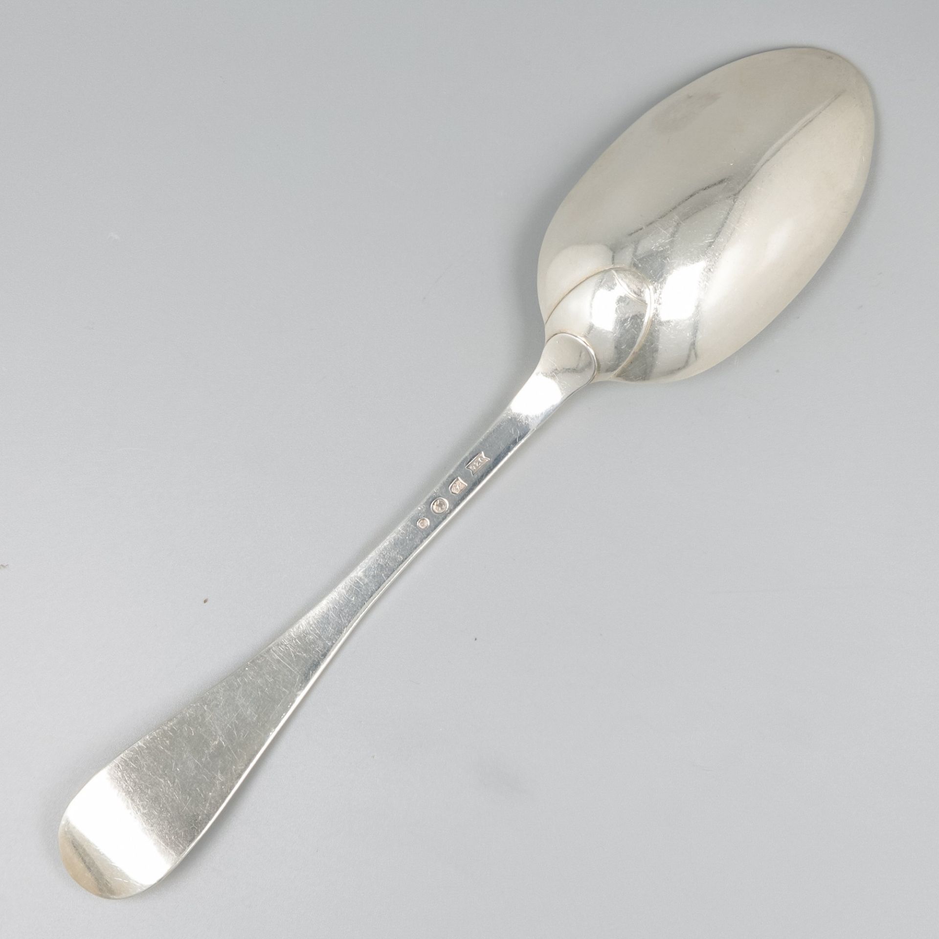 Large silver dinner spoon, J. Zinger, Amsterdam 1937. - Bild 2 aus 6