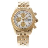 Breitling Chronomat Evolution Mother of Pearl 18K. K13356 - Men's watch - 2006.