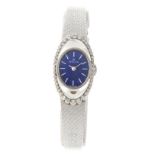 Milus Vintage 18K Diamonds Lapis - Ladies watch.