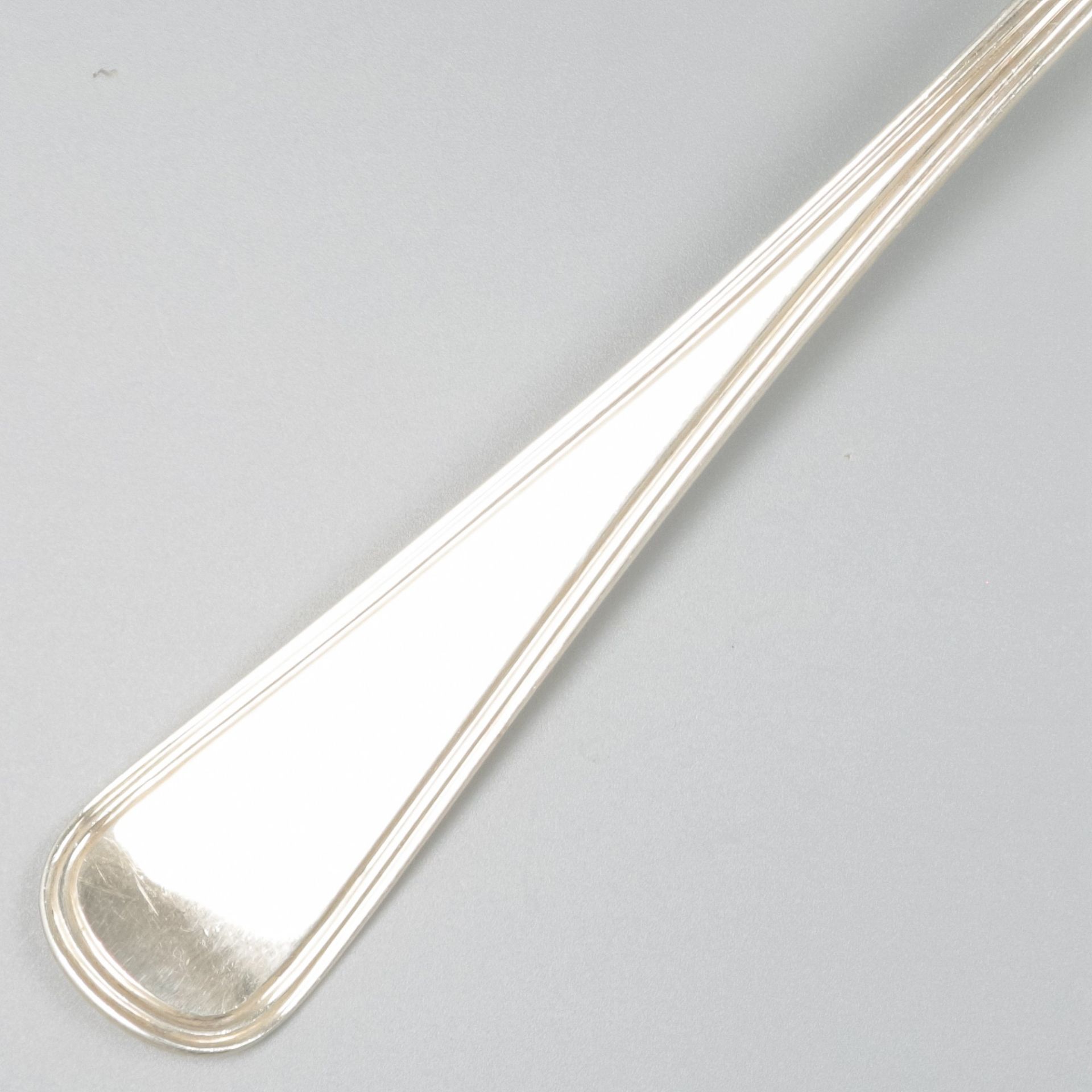 Vegetable serving spoon "Hollands Rondfilet",  silver. - Image 5 of 6