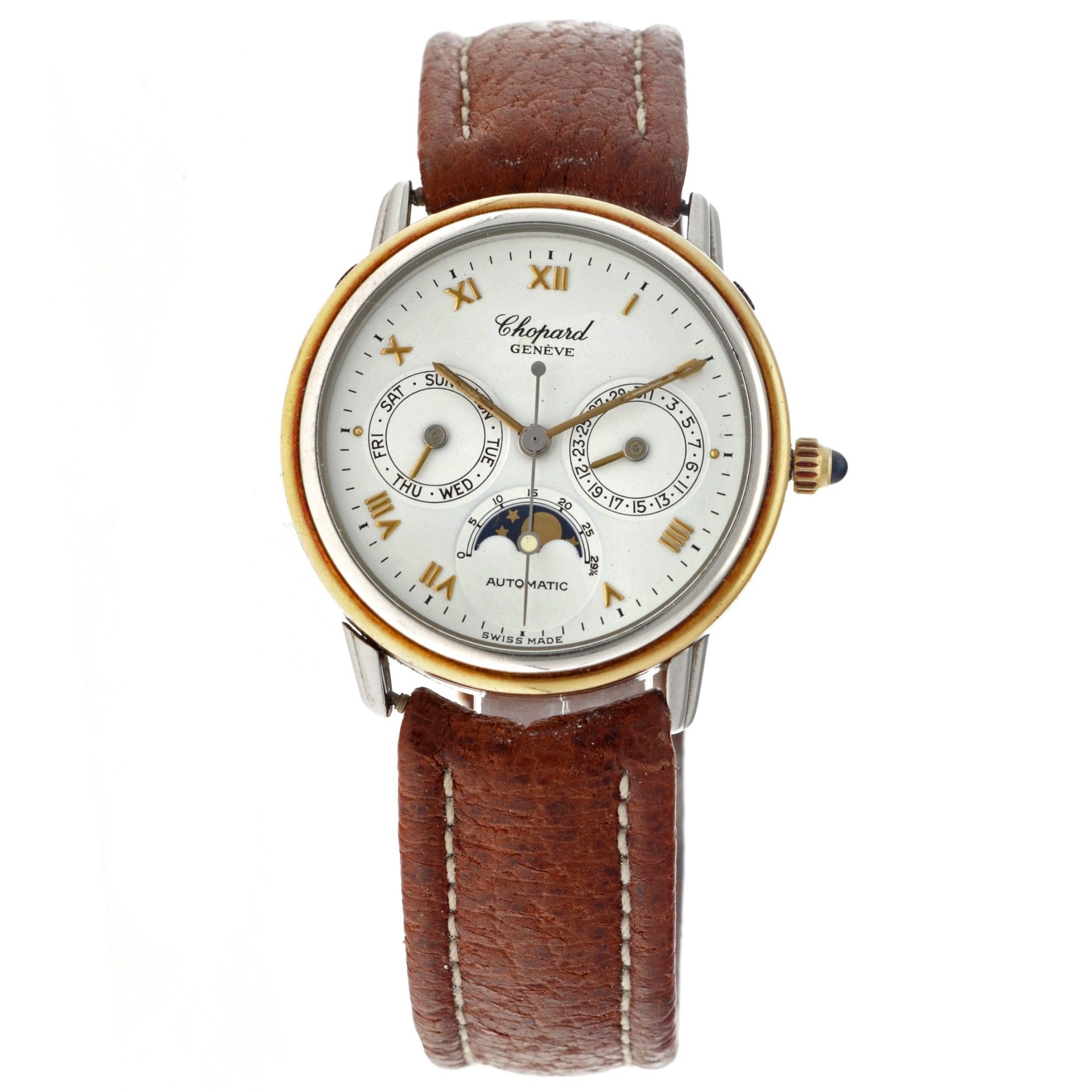 No Reserve - Chopard Luna d'Oro Moonphase 8131 - Men's watch.