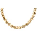 Cadaro 18K bicolour gold link necklace.