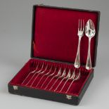 12-piece cutlery set, silver.