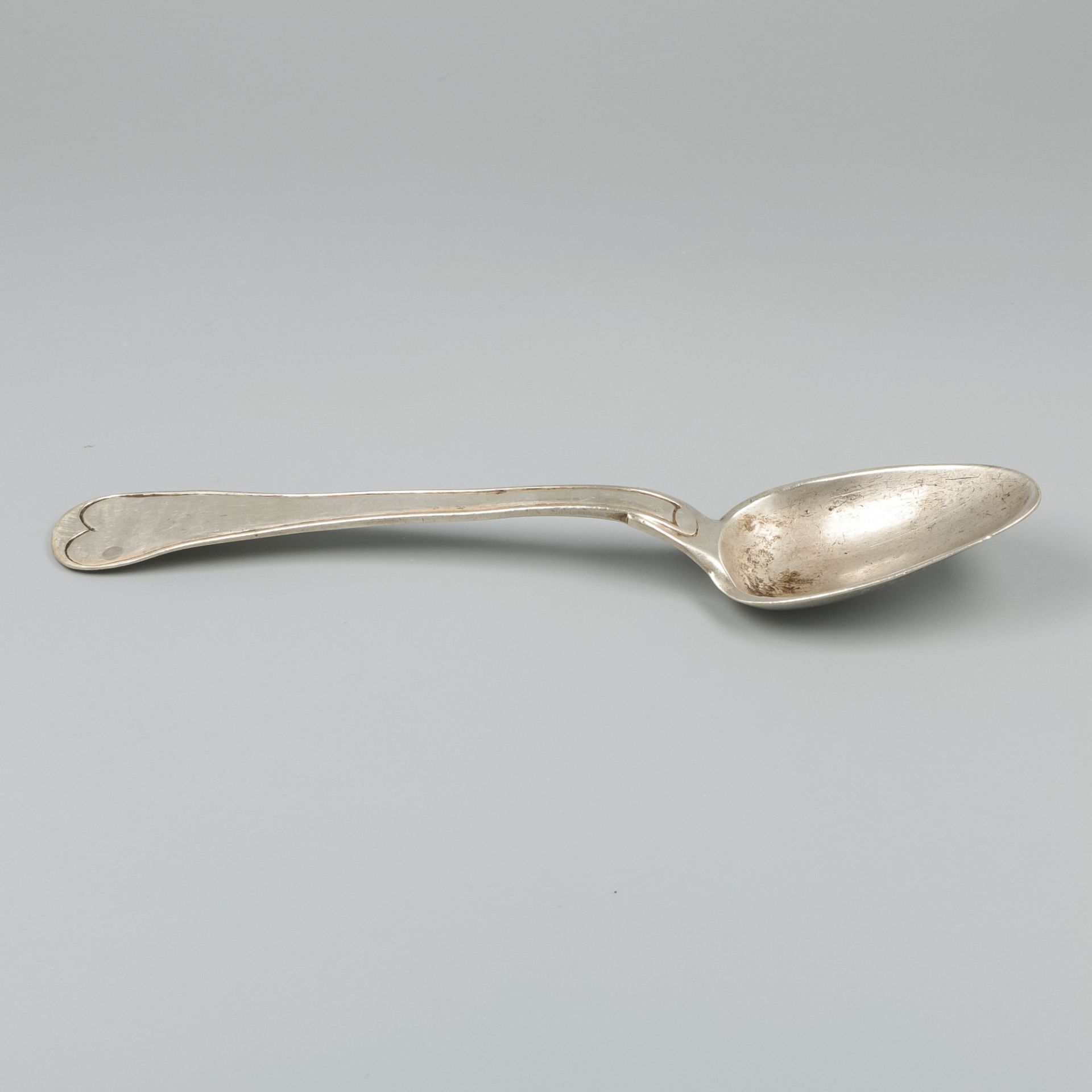 Silver dinner spoon, Turin, Sardinia, ca. 1815. - Image 3 of 6