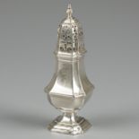 Silver Louis XIV style cinnamon caster, Jacob van der Hoop, Amsterdam 1749.