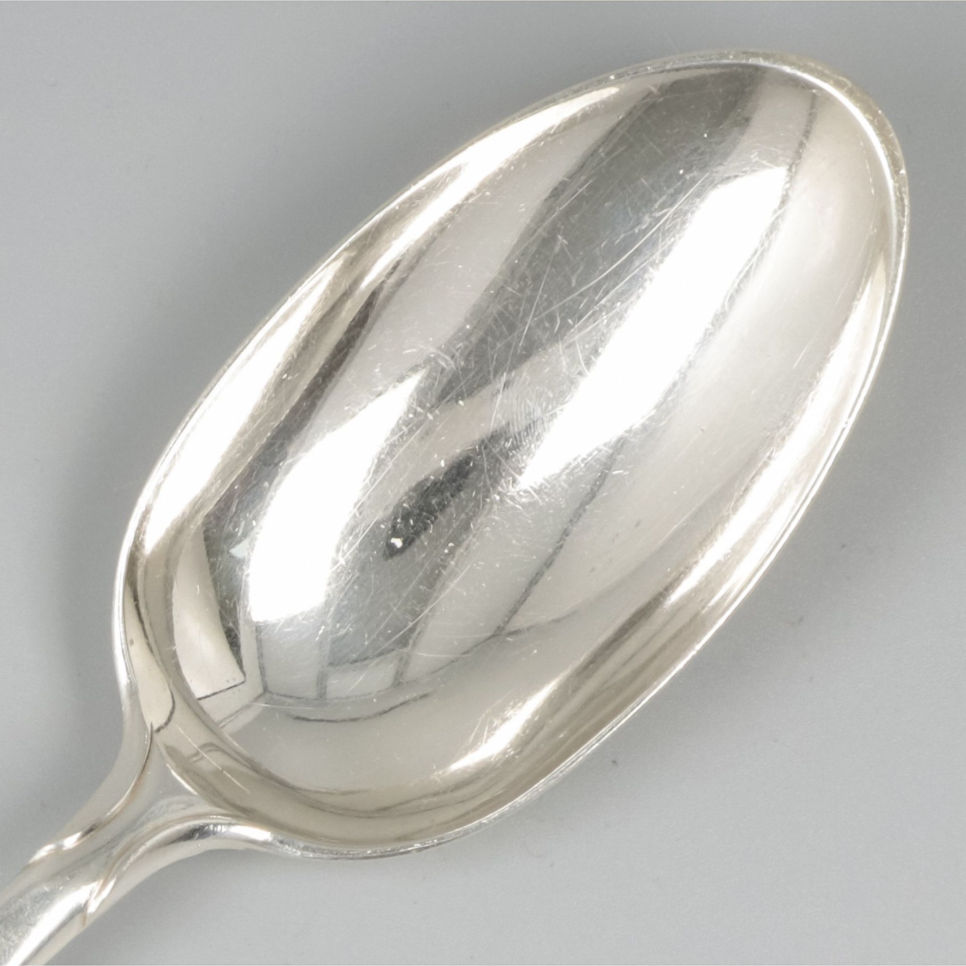 Large silver dinner spoon, J. Zinger, Amsterdam 1937. - Bild 5 aus 6