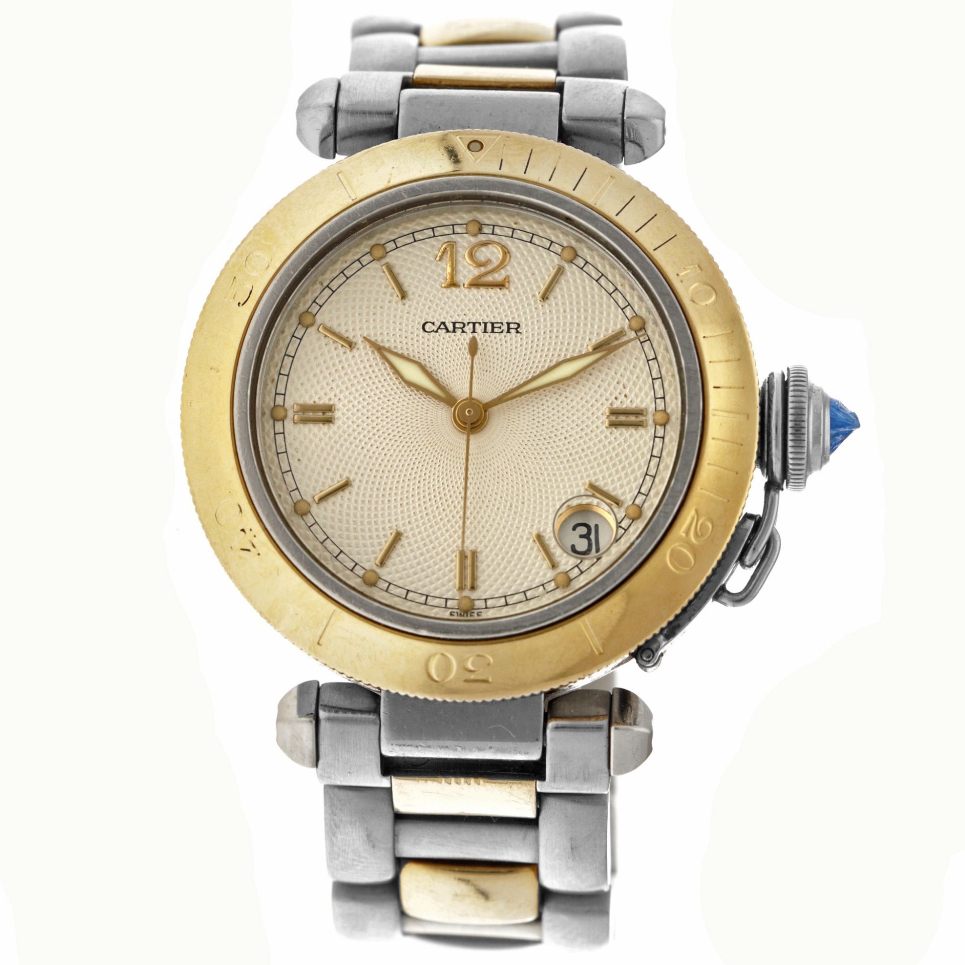 No Reserve -  Cartier Pasha 1034 - Men's watch.
