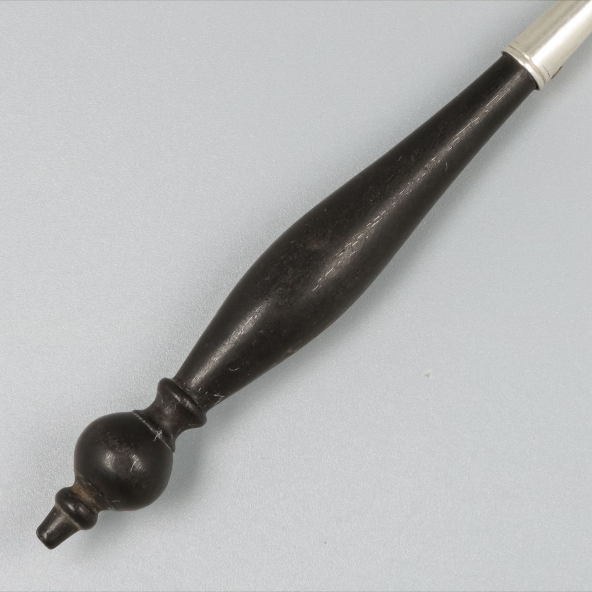 Silver sifter spoon, Adrianus Koekebakker, Amsterdam 1791-1811. - Image 5 of 8