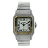 No Reserve - Cartier Santos Galbée 1566 - Men's watch - 2000.