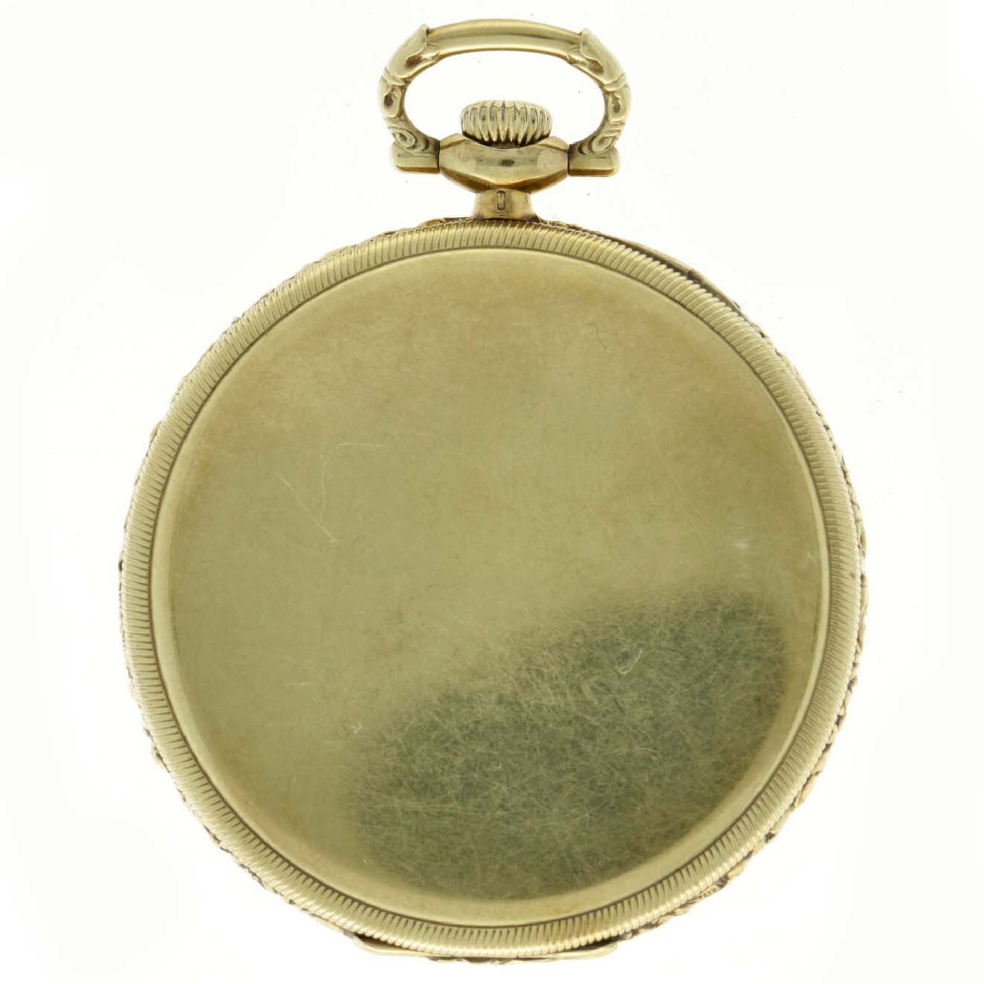 No Reserve - 14K Longines Vintage 14K. yellow gold pocket watch 4762699 - Men's pocket watch. - Image 2 of 4