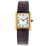 Cartier Tank Louis Cartier "Paris Dial" 7808 - Ladies watch.