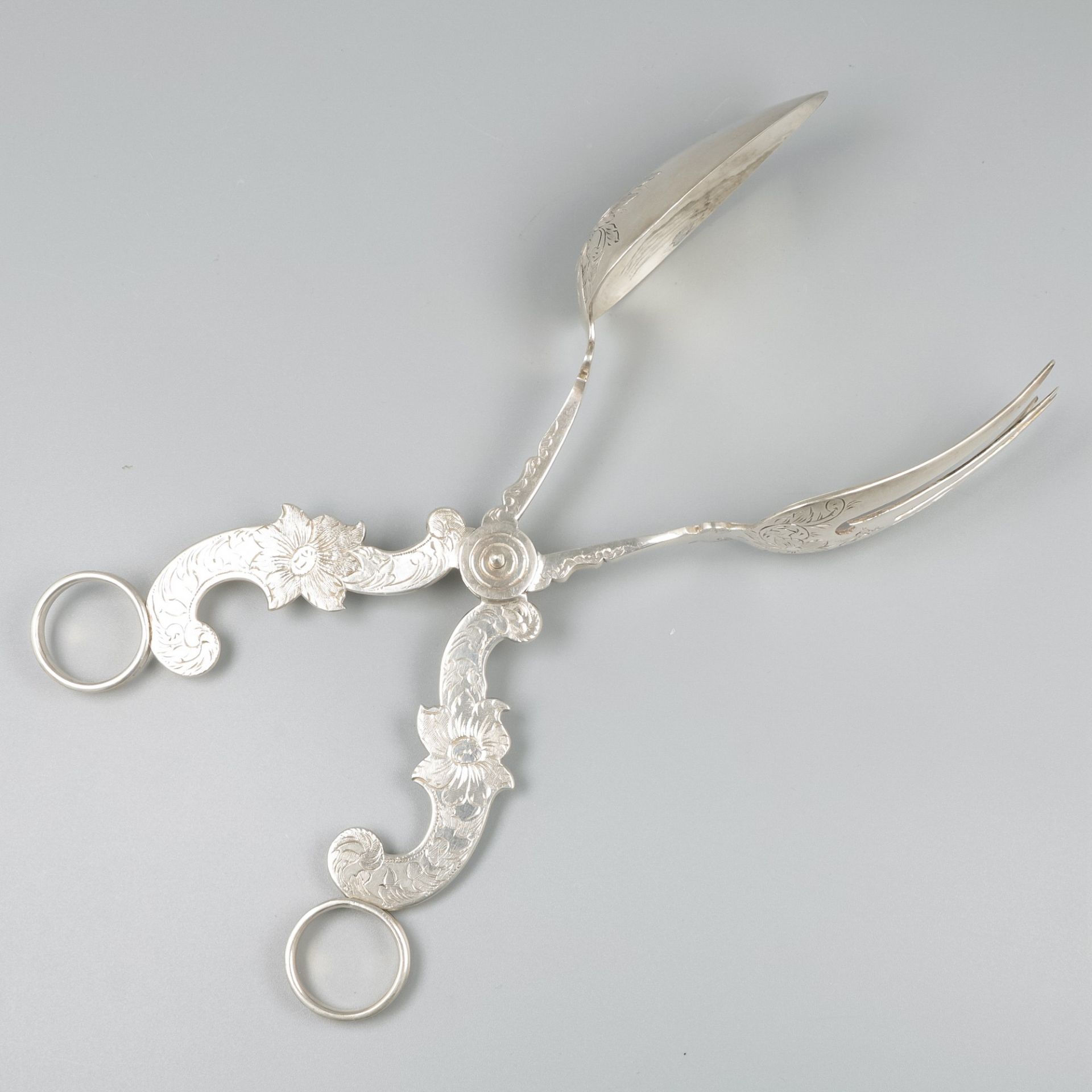 Salad tongs silver. - Image 2 of 6