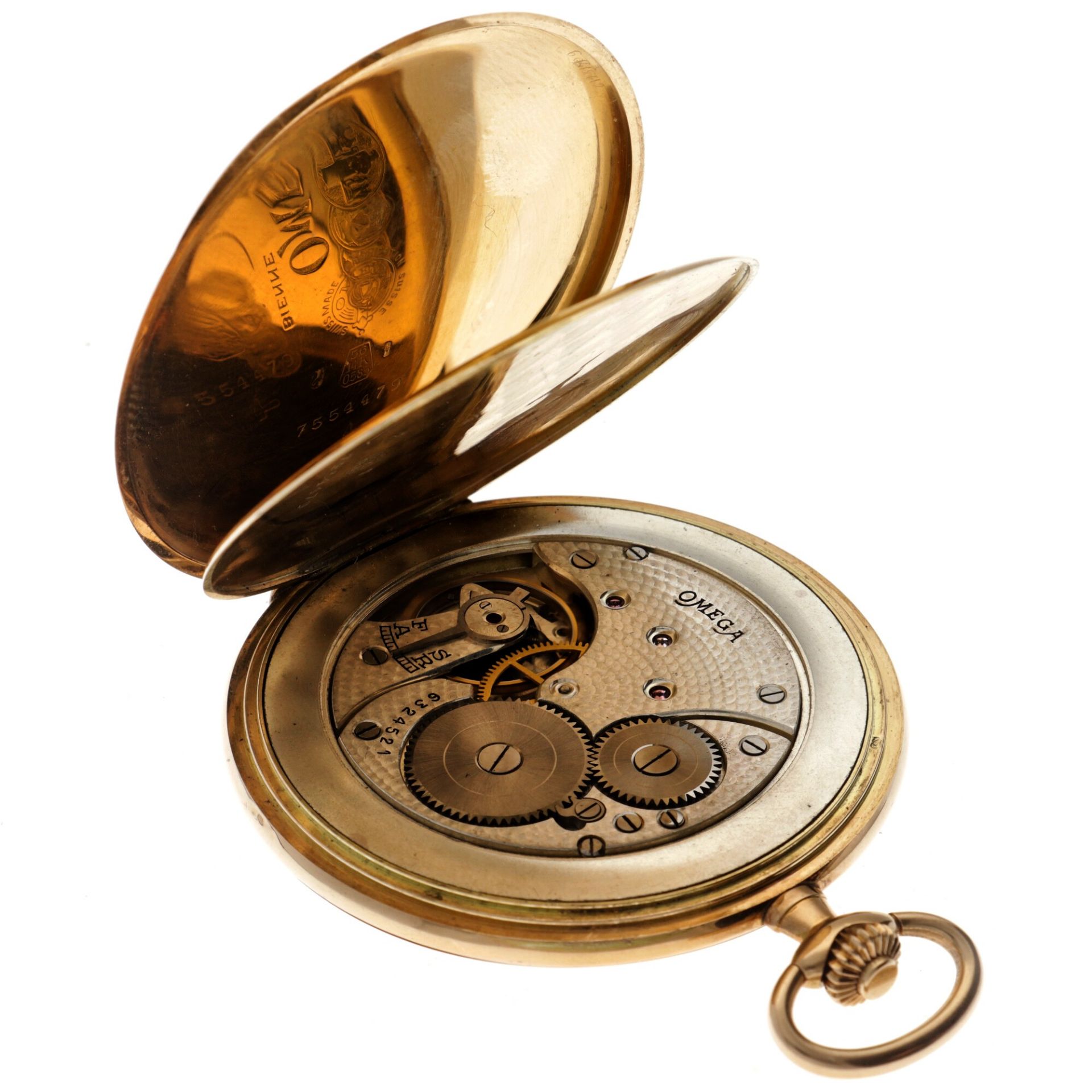 Omega - Men's pocket watch 14K. yellow gold - 1916. - Image 6 of 6