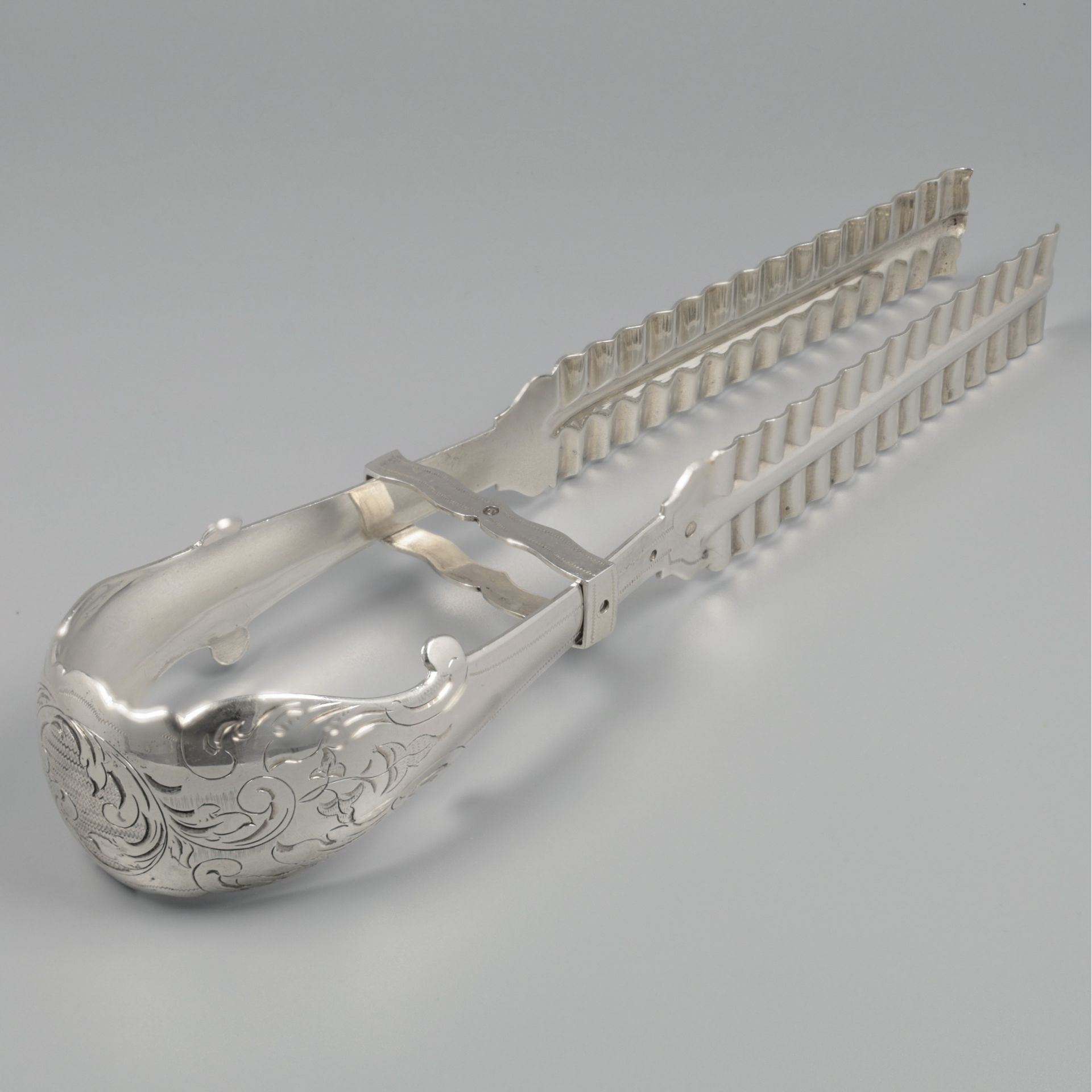 No reserve - Asparagus tongs silver. - Image 2 of 6