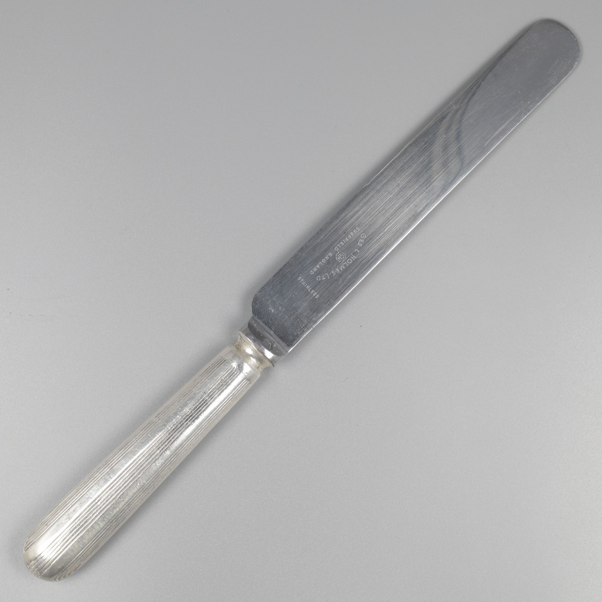 No reserve - 6-piece set of dinner knives silver. - Image 2 of 5