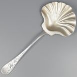 No reserve - Pastry server silver.